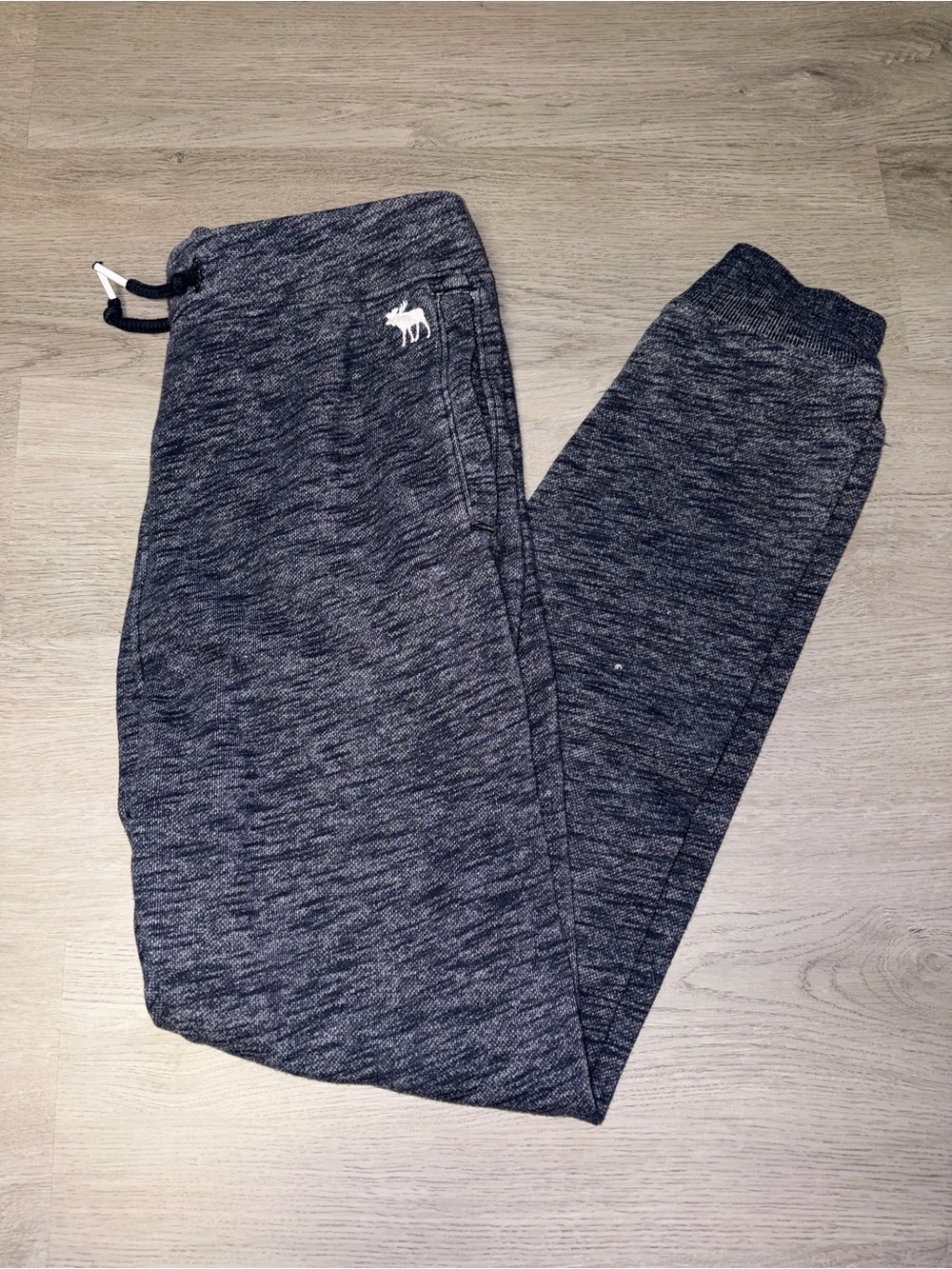 abercrombie kids Heathered Navy Joggers